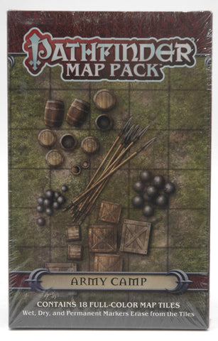 Pathfinder Map Pack Army Camp New, by Staff