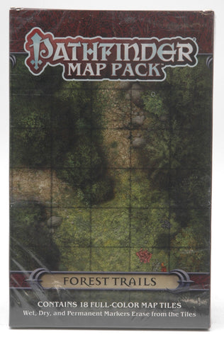 Pathfinder Map Pack Forest Trails New, by Staff