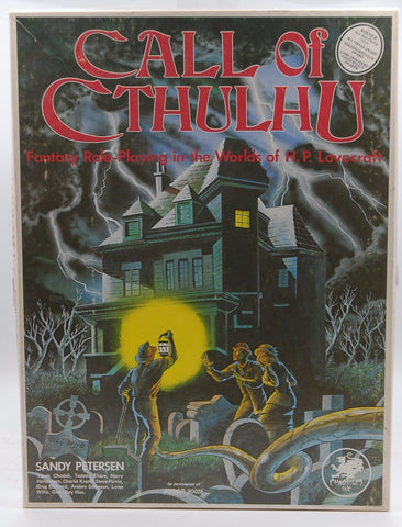 Call of Cthulhu Fantasy Role-playing in the Worlds of H.P. Lovecraft RPG, by Sandy Petersen