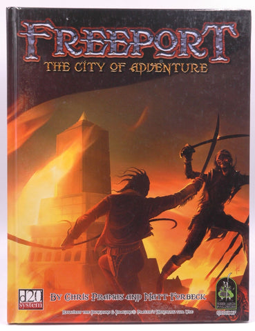D&D d20 Freeport City of Adventure Missing Map, by Chris Pramas, Matt Forbeck