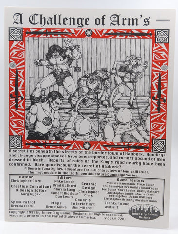 A Challenge of Arm's Player's Edition, by Christopher Clark