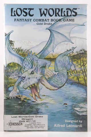 LOST WORLDS FANTASY COMBAT BOOK GAME : COLD DRAKE NOVA # 1010, by Alfred Leonardi