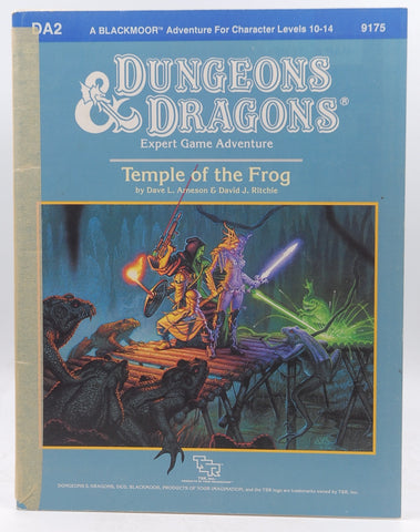 Temple of the Frog (AD&D Fantasy Roleplaying, Module DA2), by David J. Ritchie, Dave L. Arneson