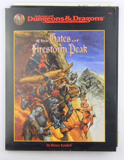 AD&D The Gates of Firestorm Peak VG, by Bruce Cordell  