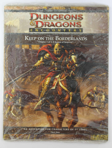 D&D Encounters 4e Keep on the Borderlands Chapter 1/5 A Season of Serpents SW, by Chris Sims  