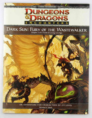 2/3 D&D Encounters Dark Sun Fury of the Wastewalker Tomb of a Long Lost Age, by Tulach  
