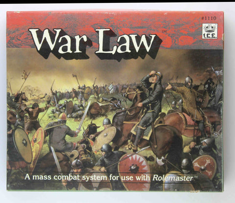 War Law (Rolemaster) [BOX SET], by Charlton, S. Coleman  
