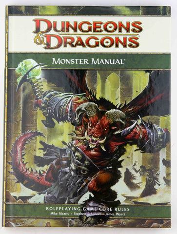 D&D 4e Monster Manual VG, by Mearls, et al  