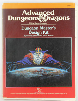 AD&D Dungeon Master's Design Kit VG, by Johnson, Allston  