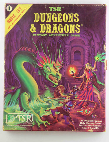 Dungeons & Dragons Basic Set 1011 Rubbed, by Gary Gygax, Dave Arneson  