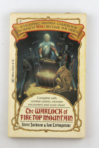 The Warlock of Firetop Mountain (Fighting Fantasy Gamebook, No. 1), by Jackson, Steve,Livingstone, Ian  