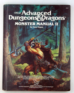 AD&D Monster Manual II Light Stains, by Gary Gygax  