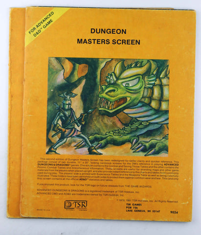 AD&D Dungeon Masters Screen 9024, by Various  