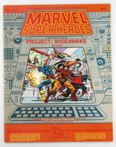 Marvel Super Heroes RPG Project Wideawake, by Jeff Grubb  