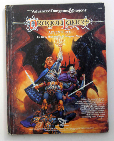 AD&D Dragonlance Aadventures G+, by Hickman, Weis  