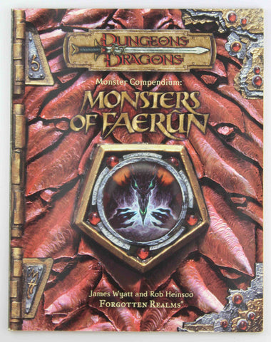 Monster Compendium: Monsters of Faerun (Dungeon & Dragons d20 3.5 Fantasy Roleplaying), by Heinsoo, Rob, Wyatt, James  