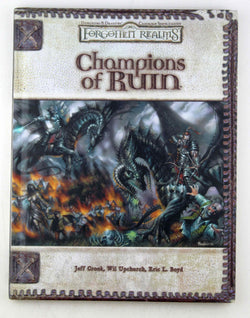 D&D 3.5 Champions of Ruin Forgotten Realms, by Crook, et al  