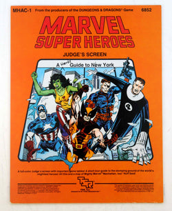 Marvel Super Heroes Judge's Screen: A Hero's Guide to New York (MHAC1), by Grubb, Jeff  