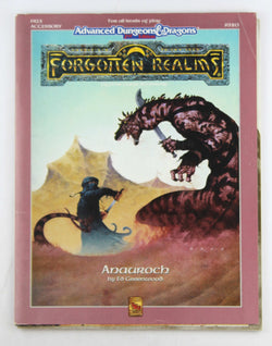 Anauroch (Advanced Dungeons and Dragons : Forgotten Realms Accessory), by Denning, Troy  