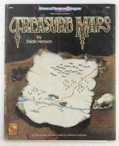 AD&D 2e Treasure Maps Rubbed, by Slade Henson  