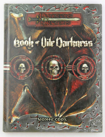Book of Vile Darkness (Dungeons & Dragons d20 3.0 Fantasy Roleplaying Supplement), by Cook, Monte  