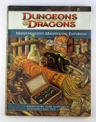DUNGEONS & DRAGONS MORDENKAINEN'S MAGNIFICENT EMPORIUM, by JEREMY CRAWFORD  