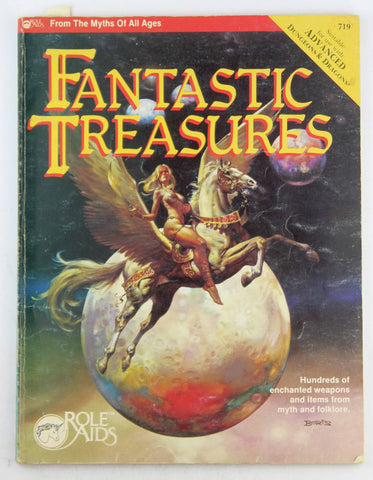 Fantastic Treasures: Hundreds of Enchanted Weapons and Items From Myth & Folklore (Role Aids #719, Myths of All Ages), by Allen Hammack  