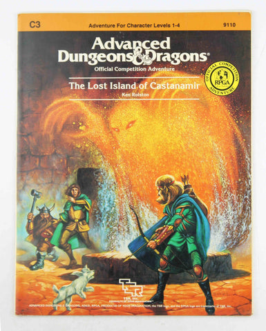 AD&D C3 The Lost Island of Castanamir VG, by Rolston  