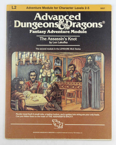 The Assassin's Knot (Advanced Dungeons & Dragons Module L2), by Len Lakofka  