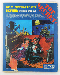 Administrator's Screen & Mini Module (Top Secret RPG), by   