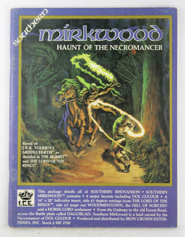 Southern Mirkwood Haunt of the Necromancer No Map ICE RPG, by Various  