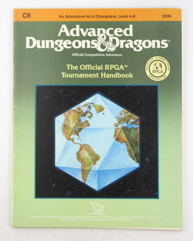 AD&D C6 The Official RPGA Tournament Handbook, by Various  