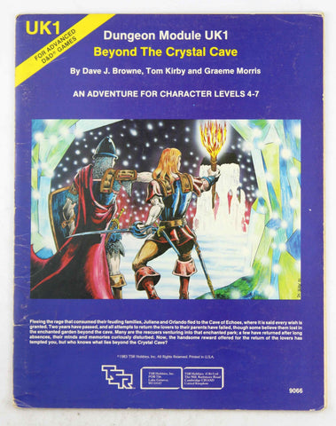 AD&D UK1 Beyond the Crystal Cave G+ Stress Marks, by Browne, et al  