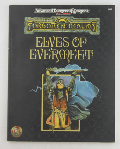 AD&D 2e Elves of Evermeet Forgotten Realms VG+, by Pryor  