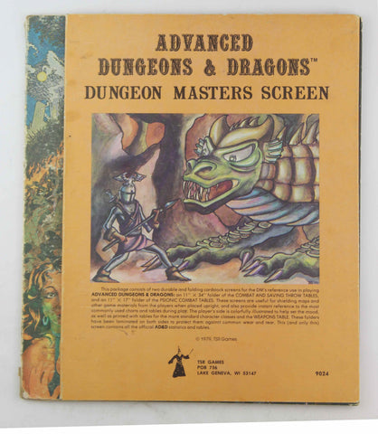 AD&D Dungeons & Dragons DM Screen 9024, by Various  