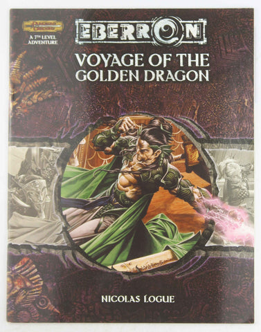 D&D Eberron Voyage of the Golden Dragon VG+, by Nicolas Logue  