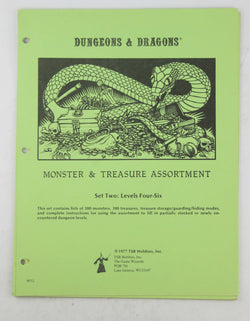 Dungeons & Dragons Monster & Treasure Assortment Set Two: Levels Four-Six, by Various  