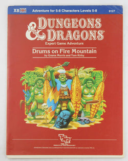 D&D X8 Drums on Fire Mountain VG, by Morris, Kirby  