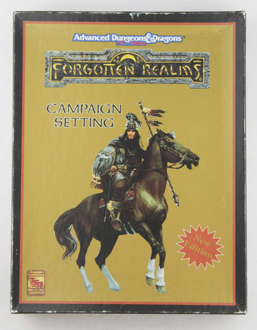 AD&D Forgotten Realms Campaign Setting 1085 Golden Box, by Greenwood, et al  