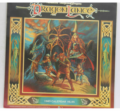 AD&D Dragonlance 1985 Calendar, by Various  