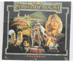 AD&D Forgotten Realms 1990 Calendar, by Various  