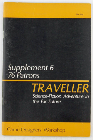 Traveller RPG Supplement 6 76 Patrons, by Loren K Wiseman  