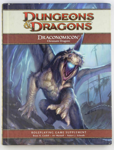 D&D 4e Draconomicon Chromatic Dragons, by Cordell, et al  