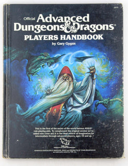 AD&D Players Handbook Updated Cover, by Gary Gygax  