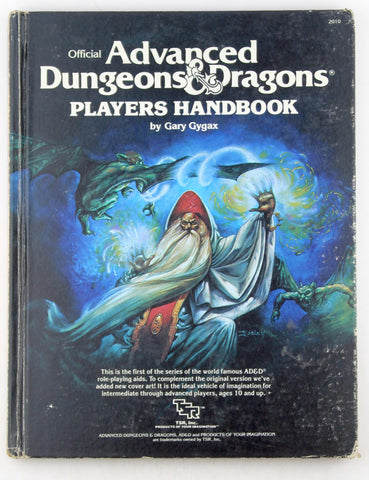 AD&D Players Handbook Updated Cover, by Gary Gygax  