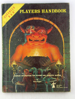 AD&D Players Handbook Original Cover VG, by Gary Gygax  