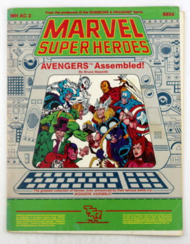 Avengers Assembled! (Marvel Super Heroes module MHAC2), by Bruce Nesmith  