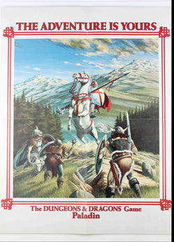 TSR Poster The Adventure is Yours Paladin, by Staff  