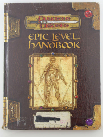 D&D 3.5 Epic Level Handbook Rough Shape, by Rateliff, et al  