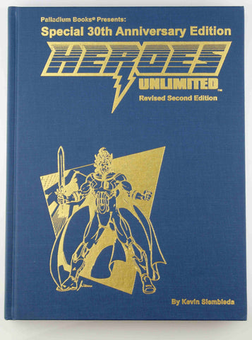 Special 30th Anniversary Edition Heroes Unlimited, by Kevin Siembieda Signed 